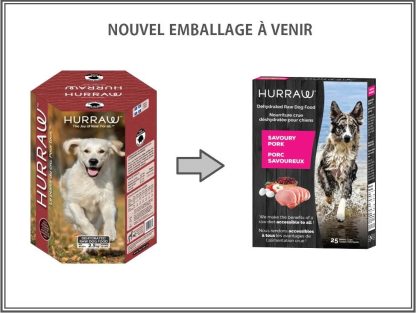 nourriture hurraw crue déhydrater pour chien quebec nourriture pour chien crue porc hurraw