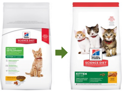 Nourrirure pour chatons, développement sain, Science Diet poulet, Hill's