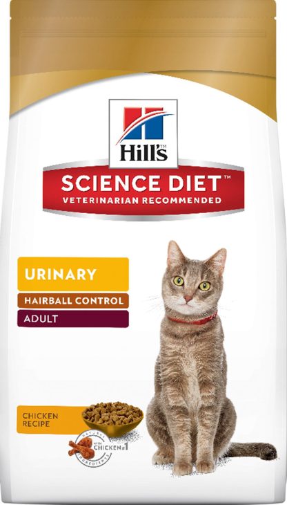 Nourriture pour chats, Science Diet urinaire et contrôle des boules de poils, Hill's