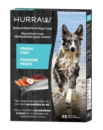 nourriture crue pour chien québécoise hurraw poisson déshydrater