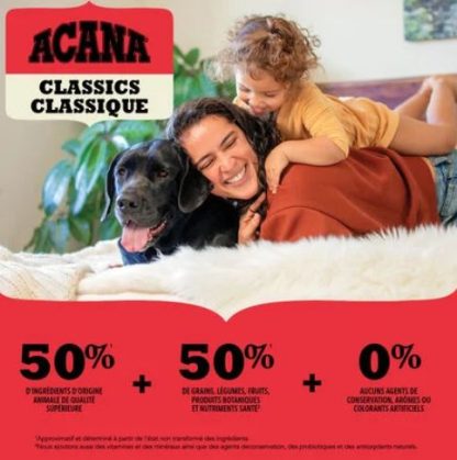 ACANA CLASSICS, Nourriture pour chien à la viande rouge