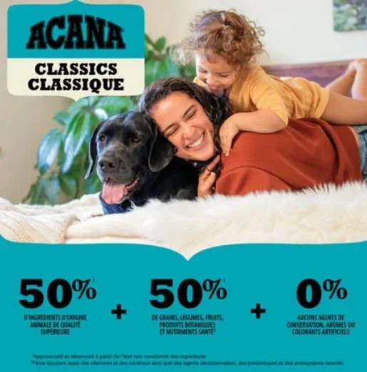 ACANA CLASSICS, Nourriture pour chien côte sauvage
