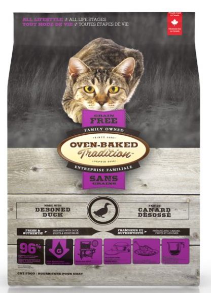 Nourriture pour chats toute étapes de vie, canard, SANS GRAIN, Oven Baked