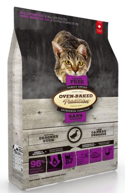 Nourriture pour chats toute étapes de vie, canard, SANS GRAIN, Oven Baked