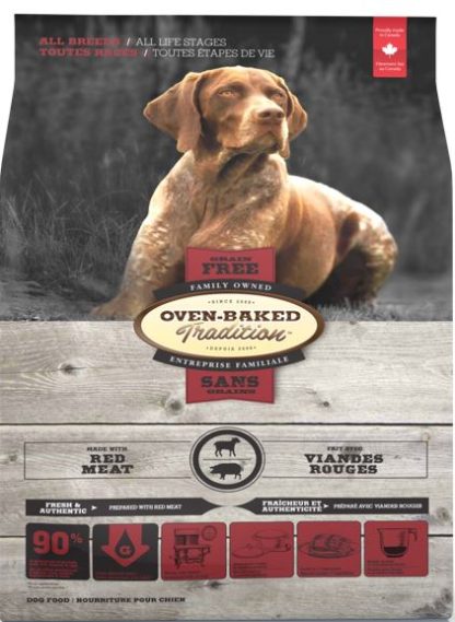 Nourriture pour chiens toutes races viandes rouges, sans grains, Oven-Baked