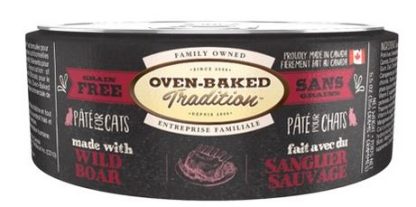 Pâté pour chats adultes de sanglier sans grains, Oven-Baked 5 oz